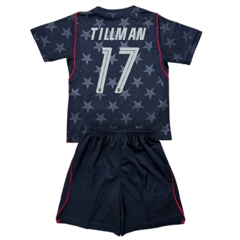 Billige Fotballdrakt Forente stater Malik Tillman #17 Replika Bortedraktsett Barn VM 2026 Kortermet (med bukser)